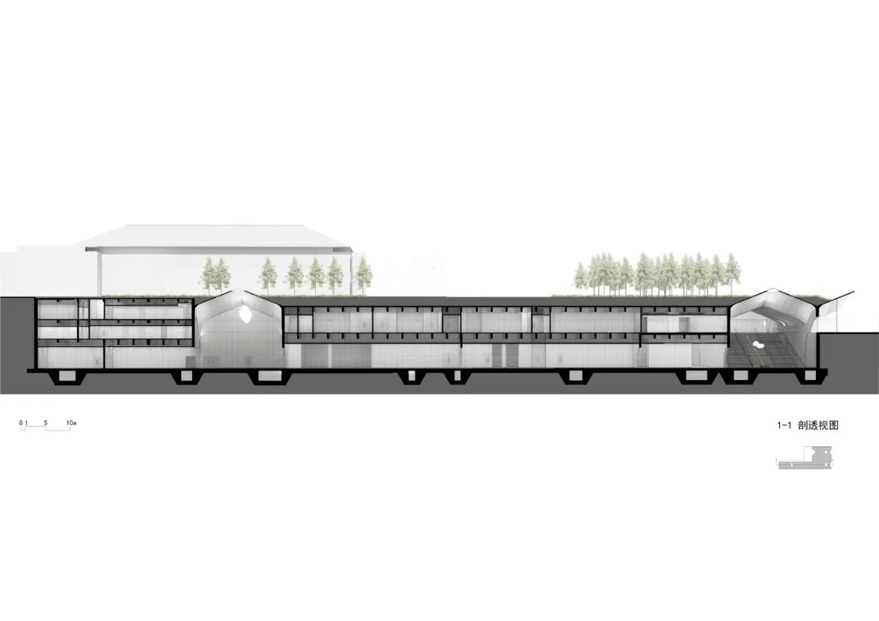 BIM Architecture | The largest underground structure made of plain concrete in Northeast China: Concrete Hall/Wutopia Lab