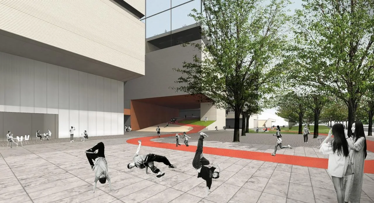 BIM Architecture | Community Source: Pingdi Street Comprehensive Cultural and Sports Center Scheme/Similar Architecture+Guangzhou Urban Planning Survey and Design Institute (GZPI)