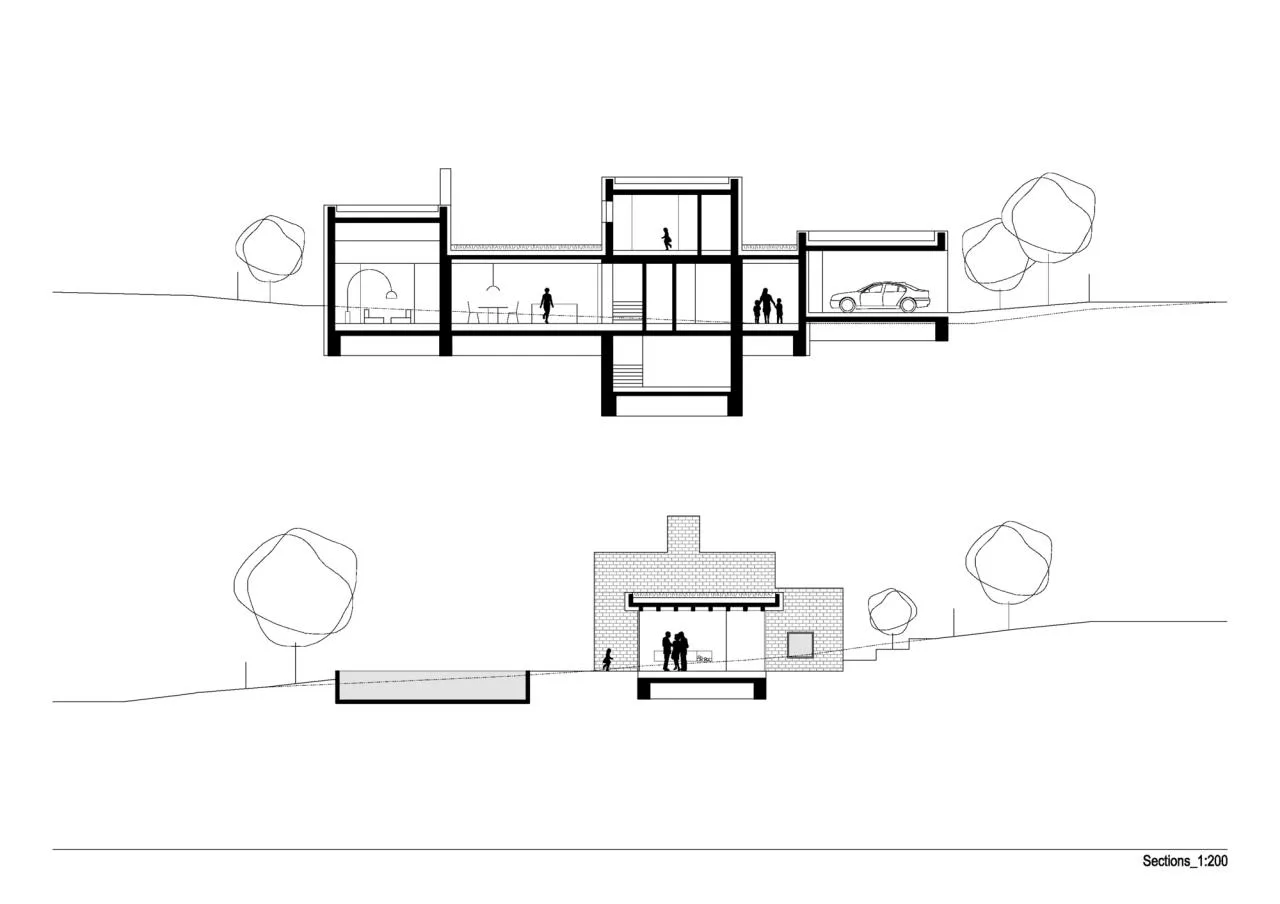 BIM Architecture | Independent Residence: Brick House Z á horsk é Sady/ArchitekTI mikulaj&  mikulajova