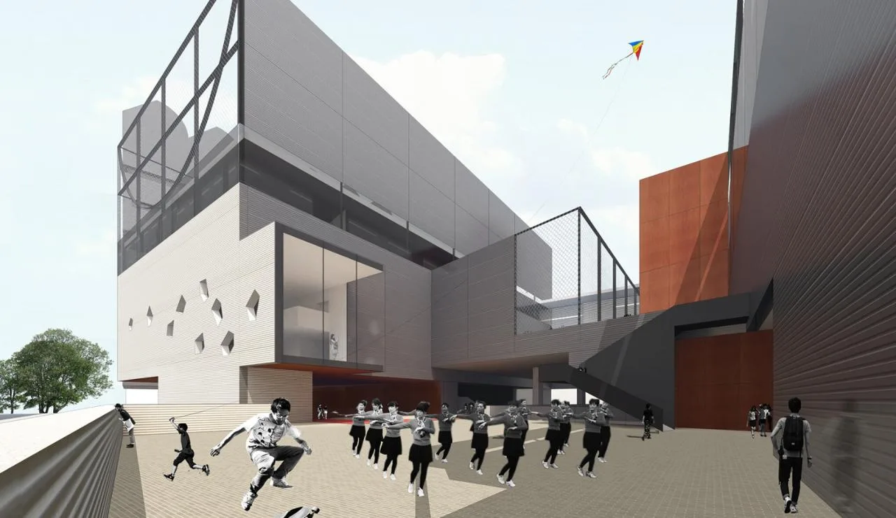 BIM Architecture | Community Source: Pingdi Street Comprehensive Cultural and Sports Center Scheme/Similar Architecture+Guangzhou Urban Planning Survey and Design Institute (GZPI)