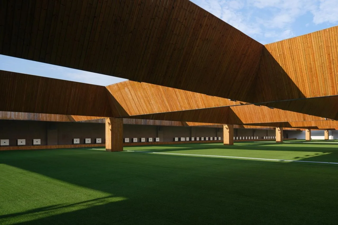 BIM Architecture | Fuyang Yinhu Sports Center: Asian Games Shooting and Archery Modern Pentathlon Hall/Zhejiang University Architectural Design and Research Institute