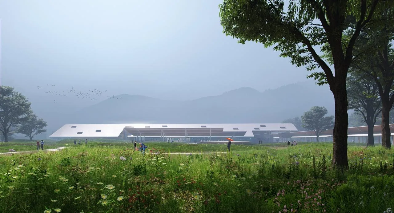 BIM Architecture | Instant Park INSTANT PARK: Design Scheme for the Bridge Service Area of the Yongtaiwen Expressway Reconstruction and Expansion Project/Similar Architecture