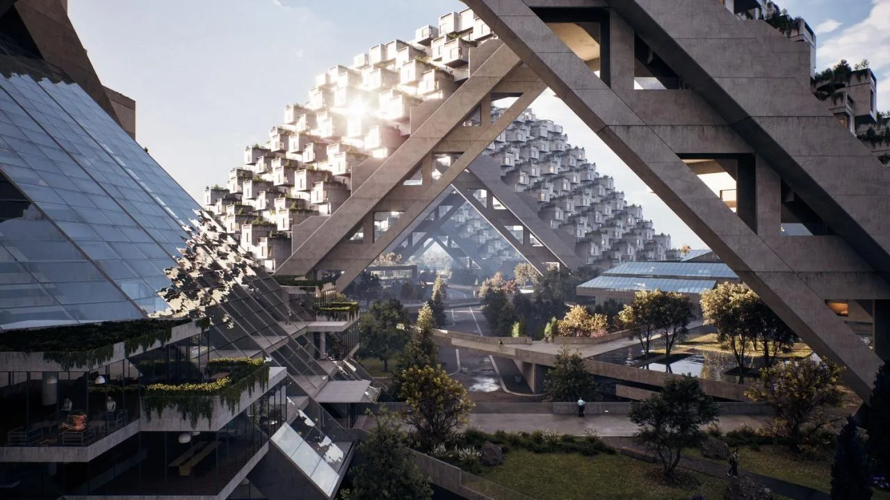 BIM Architecture | Digital Technology Remaking Architectural Ideals: HILLSIDE, Recreating the Original Vision of Habitat 67 with Unreal Engine 5 and RealityCapture/Safdi Architecture Firm