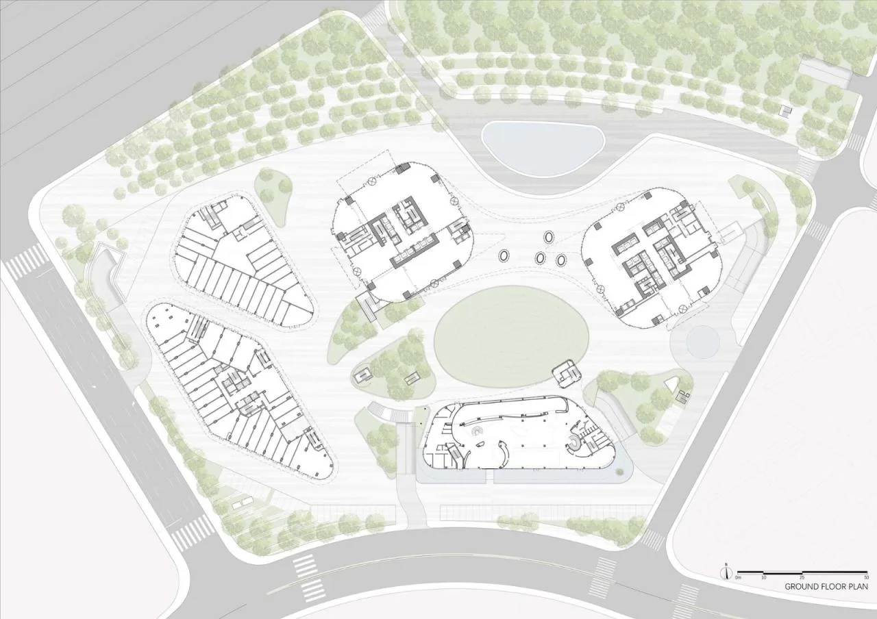 BIM Architecture | Qianjiang Tide: Hangzhou Shimao Smart Gate Super High rise Urban Complex/Jiang Ping Studio