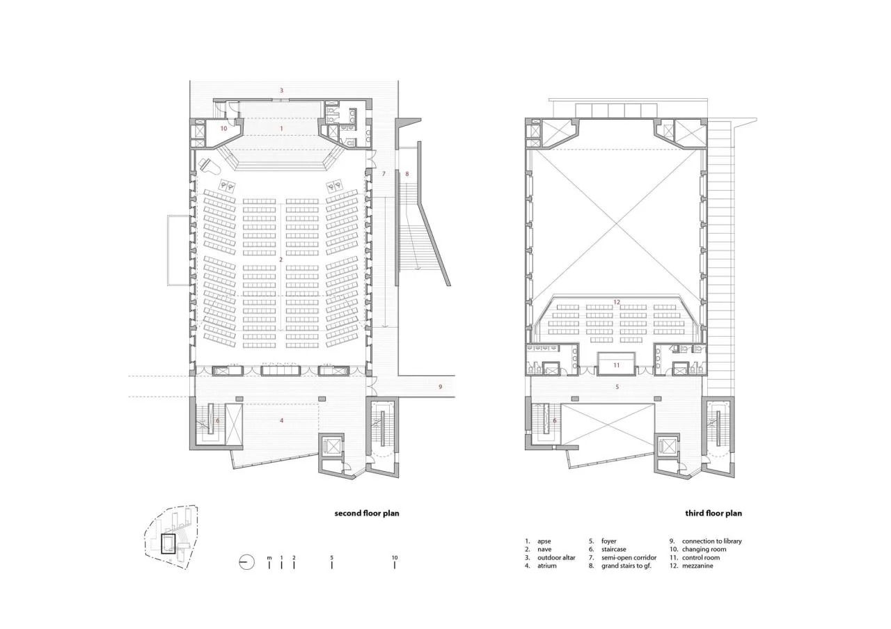 BIM Architecture | Church at Bade Campus of China Gospel Theological Research Institute/Pan Ji Joint Architectural Firm