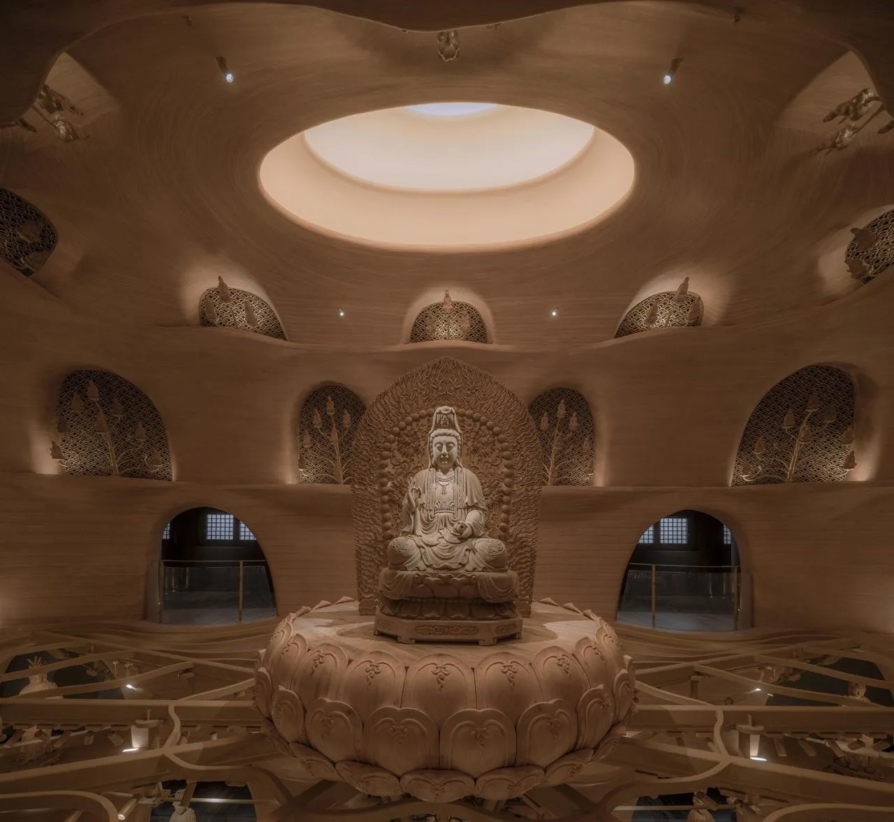BIM Architecture | Zushan Jixin Temple · Wooden Buddha Museum/Architecture Camp Design Studio