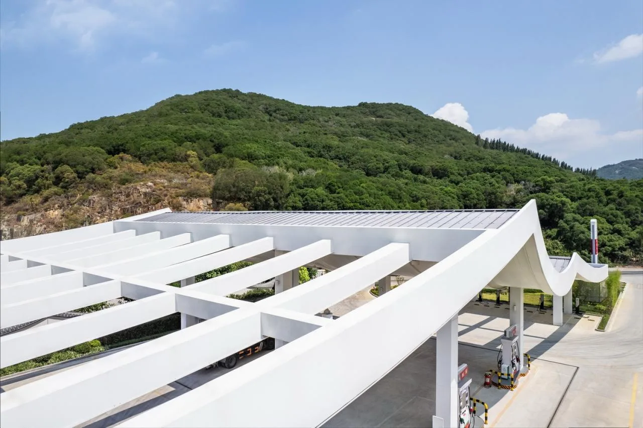 BIM Architecture | Pingtan Liqun Youlian Gas Station/Outdoor Architecture Studio