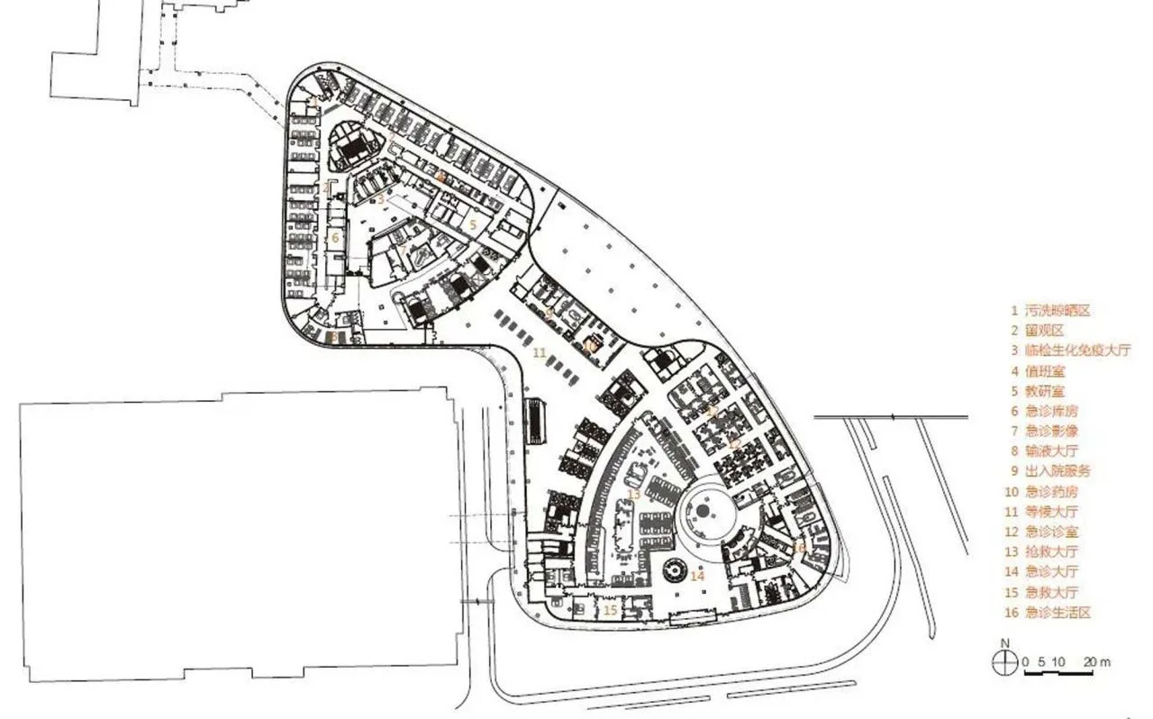 BIM Architecture | Emergency Comprehensive Building of Shandong University Qilu Hospital/Meng Jianmin Team