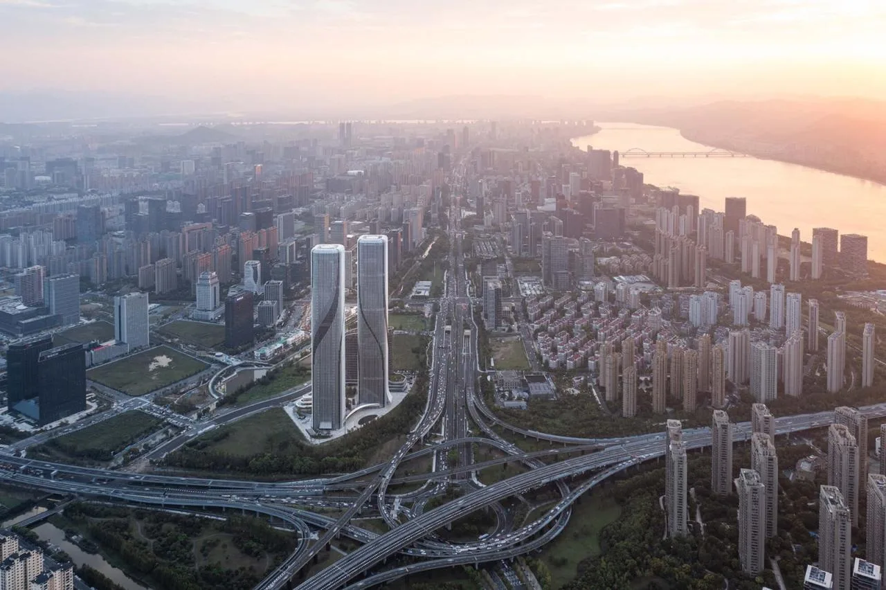 BIM Architecture | Qianjiang Tide: Hangzhou Shimao Smart Gate Super High rise Urban Complex/Jiang Ping Studio