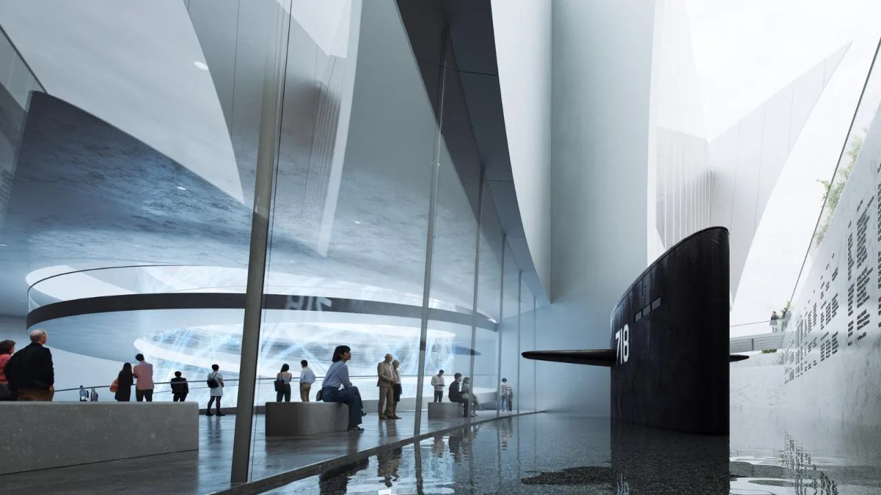 BIM Architecture | US Navy's New National Museum shortlist announced: Perkins&Co; Will scheme presentation