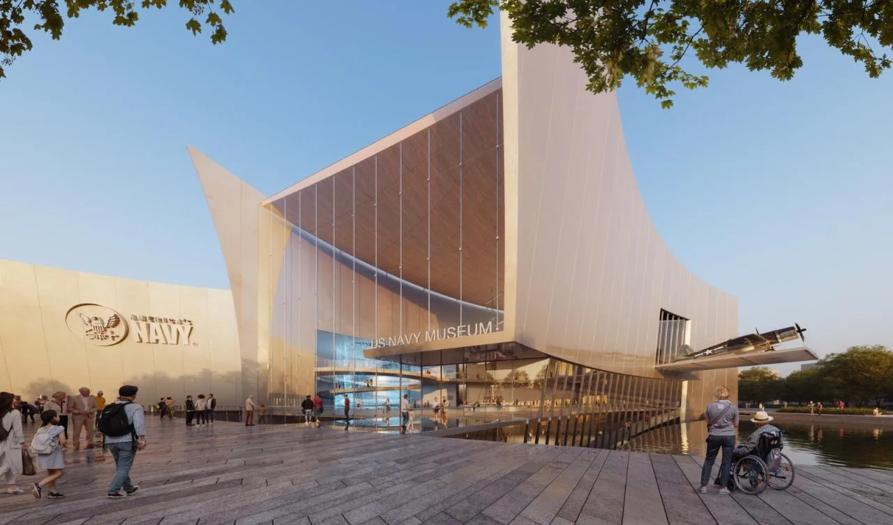 BIM Architecture | US Navy's New National Museum shortlist announced: Perkins&Co; Will scheme presentation
