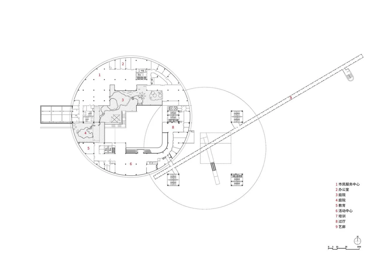 BIM Architecture | Nanjing Jiangbei Civic Center/MENG Architectural Creation Institute