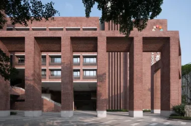 BIM Architecture: The Allure of Red Brick Geometry at Huizhou Honghua School by Botao Design-BIM WORLD