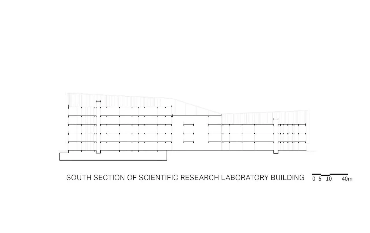 BIM Architecture | Zhejiang University Quzhou 'Two Houses'/French AS Architecture Studio - Section Diagram