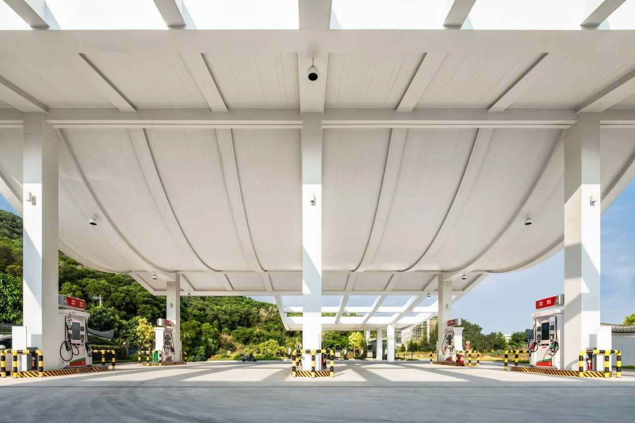 BIM Architecture | Pingtan Liqun Youlian Gas Station/Outdoor Architecture Studio
