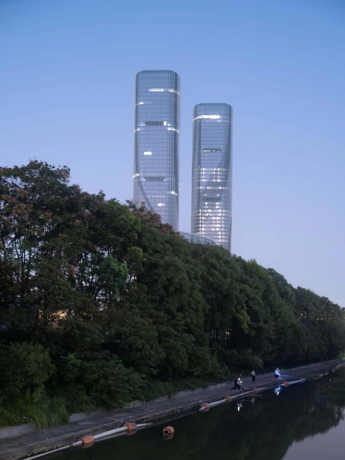 BIM Architecture | Qianjiang Tide: Hangzhou Shimao Smart Gate Super High rise Urban Complex/Jiang Ping Studio