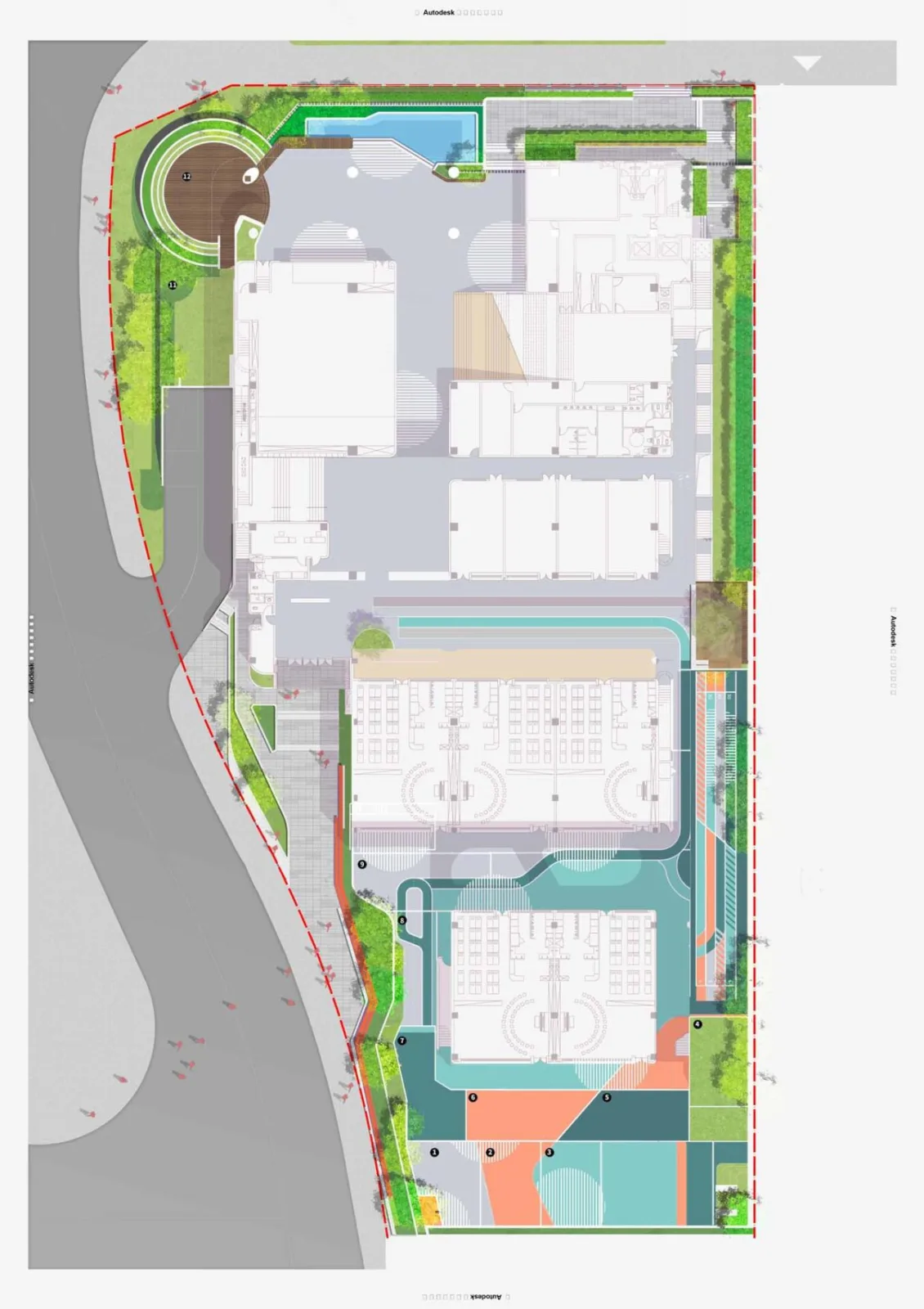 BIM Architecture | Nanshan District Education Kindergarten Shenzhen Bay Branch/Shenzhen Tianhua Architectural Design