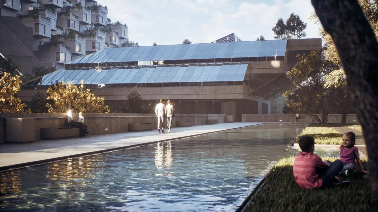 BIM Architecture | Digital Technology Remaking Architectural Ideals: HILLSIDE, Recreating the Original Vision of Habitat 67 with Unreal Engine 5 and RealityCapture/Safdi Architecture Firm
