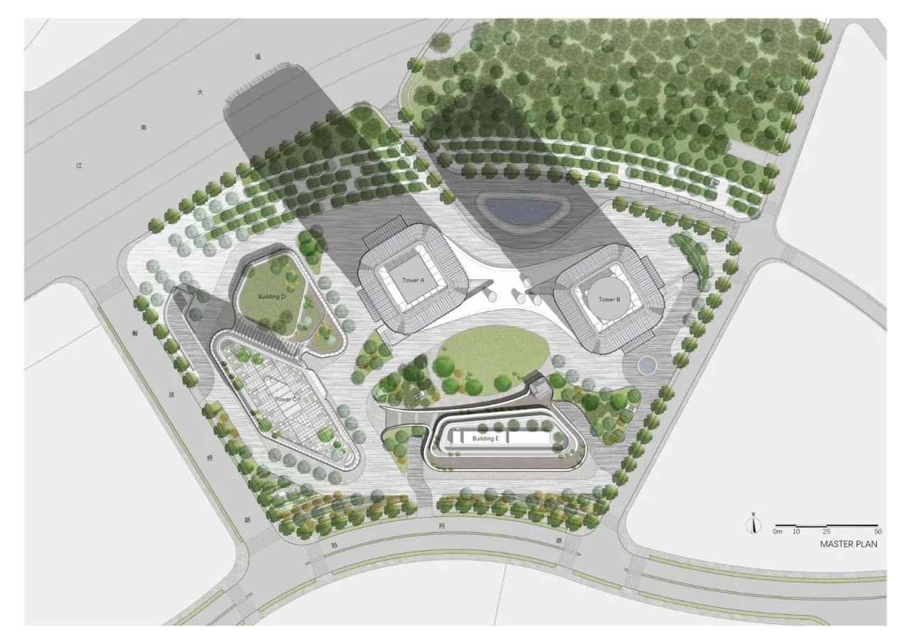 BIM Architecture | Qianjiang Tide: Hangzhou Shimao Smart Gate Super High rise Urban Complex/Jiang Ping Studio