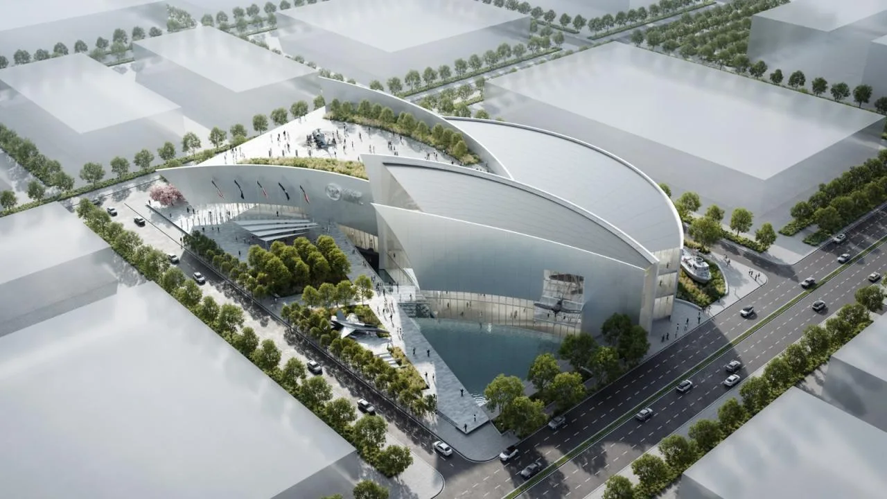 BIM Architecture | US Navy's New National Museum shortlist announced: Perkins&Co; Will scheme presentation