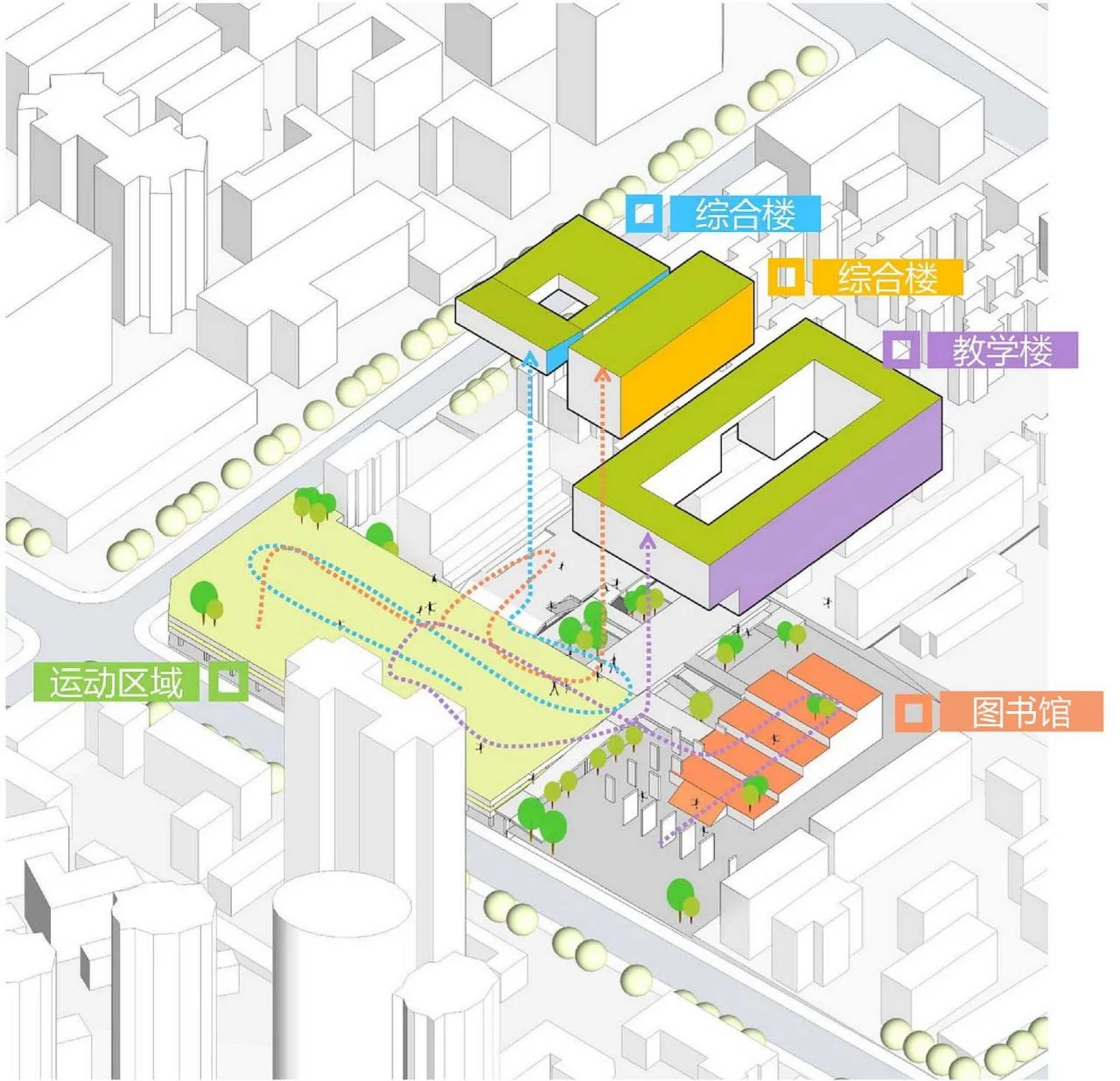 BIM Architecture | Shenzhen Middle School Junior High School/Huayi Design