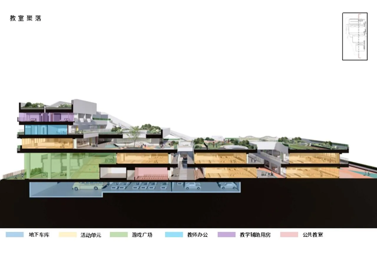 BIM Architecture | Nanshan District Education Kindergarten Shenzhen Bay Branch/Shenzhen Tianhua Architectural Design