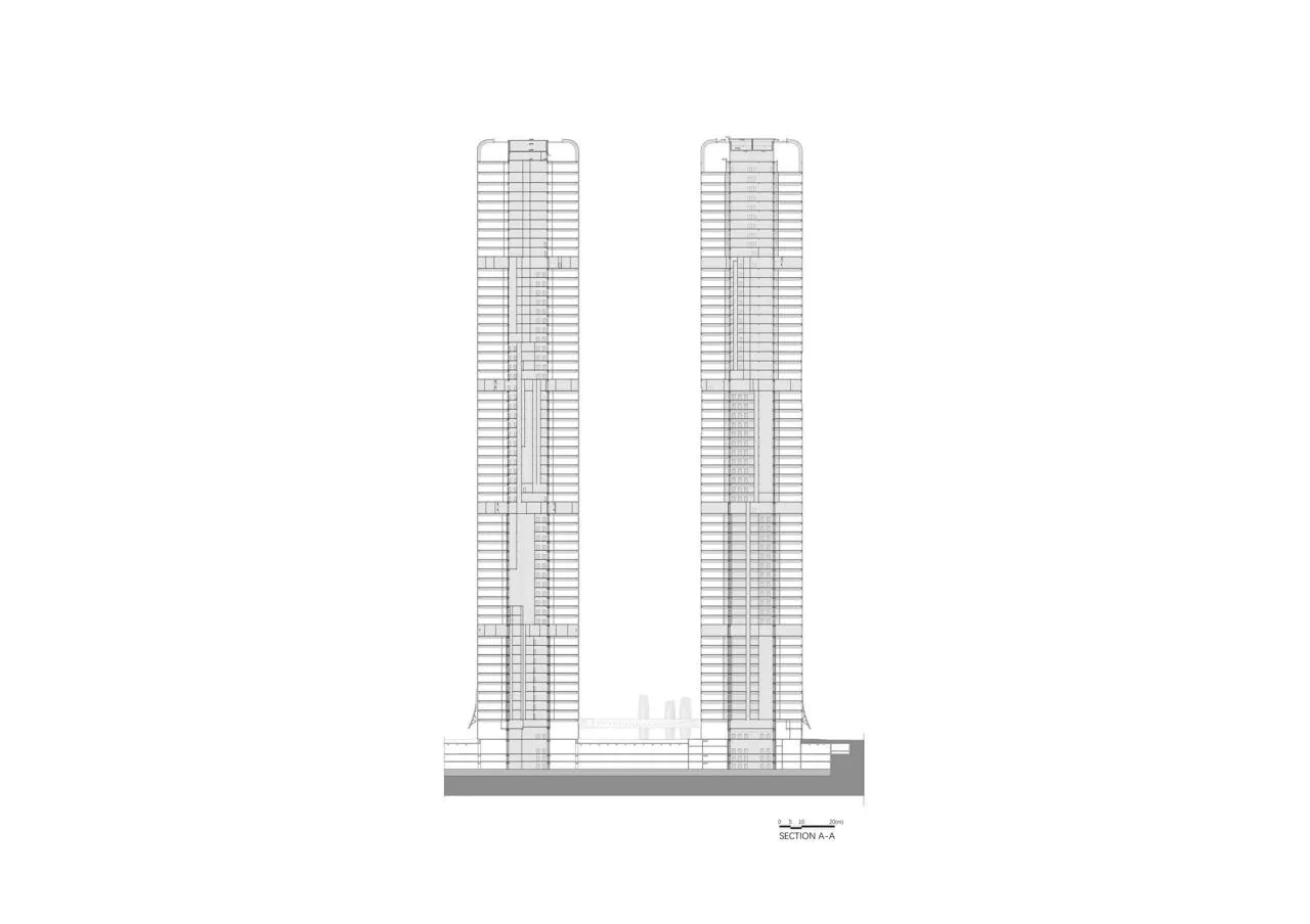 BIM Architecture | Qianjiang Tide: Hangzhou Shimao Smart Gate Super High rise Urban Complex/Jiang Ping Studio