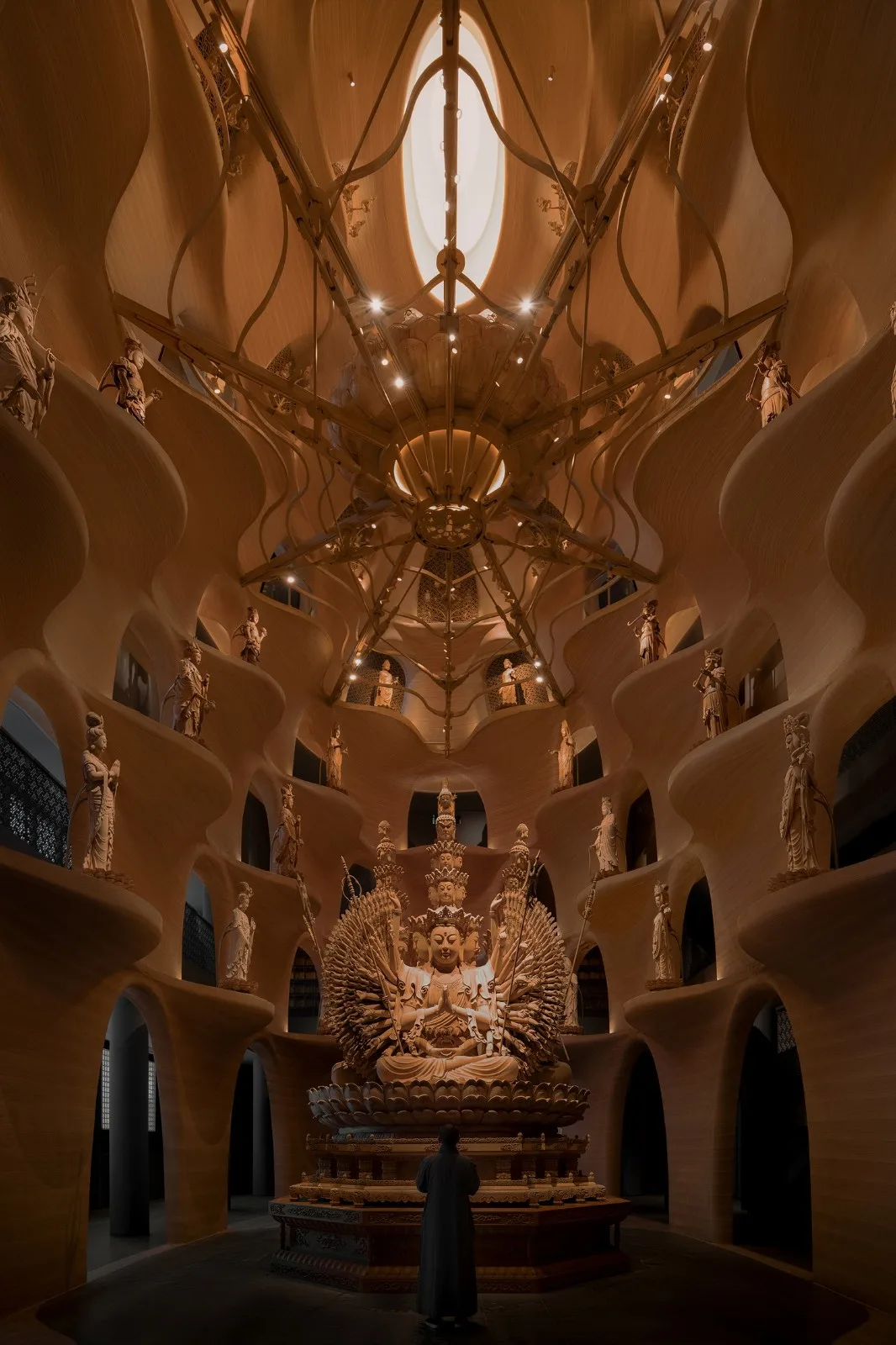 BIM Architecture | Zushan Jixin Temple · Wooden Buddha Museum/Architecture Camp Design Studio