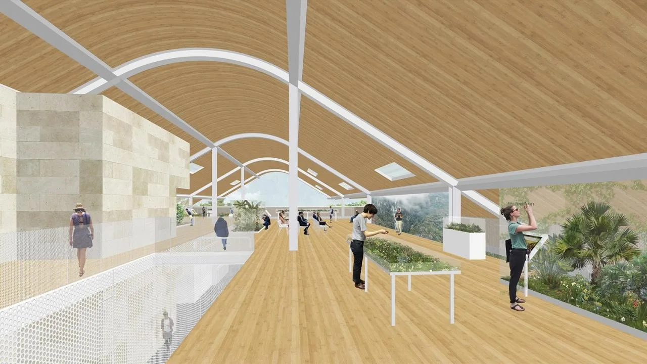 BIM Architecture | Instant Park INSTANT PARK: Design Scheme for the Bridge Service Area of the Yongtaiwen Expressway Reconstruction and Expansion Project/Similar Architecture