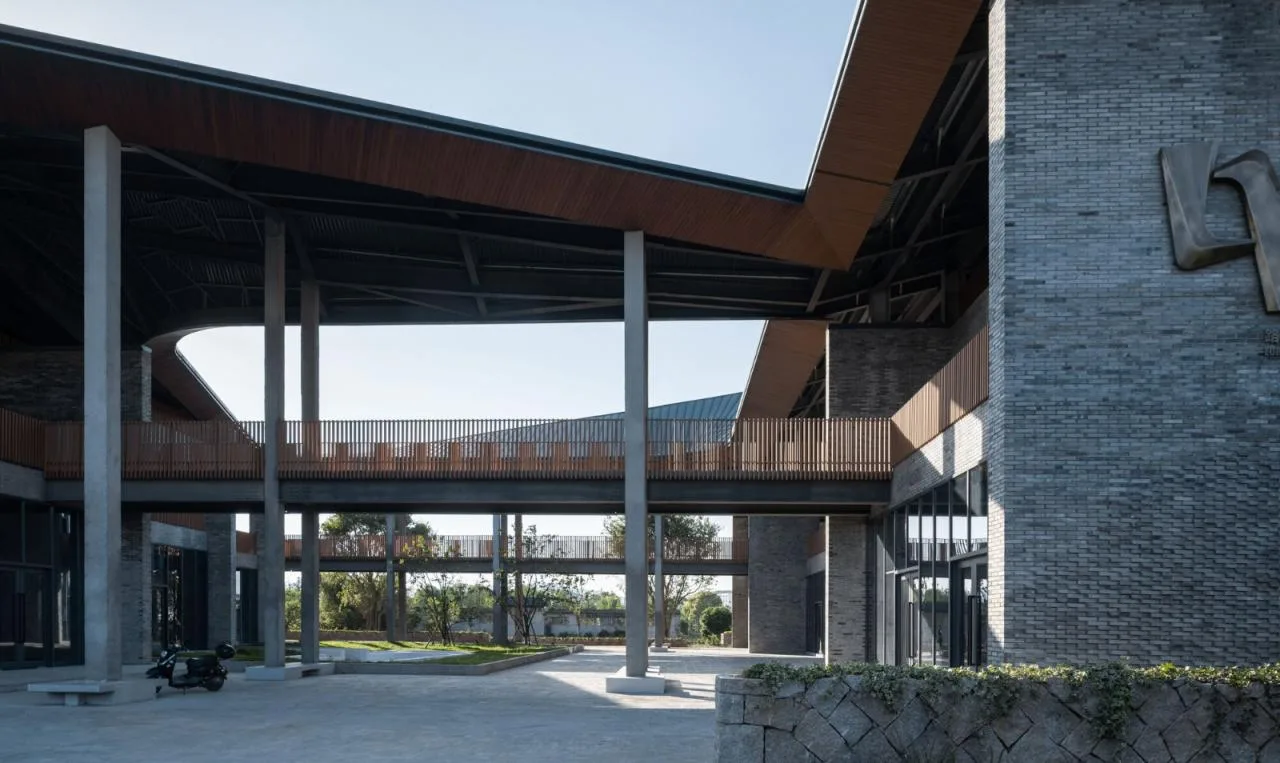 BIM Architecture | Landscape Architecture of Taizhou Lulang Post Station/Garden Building
