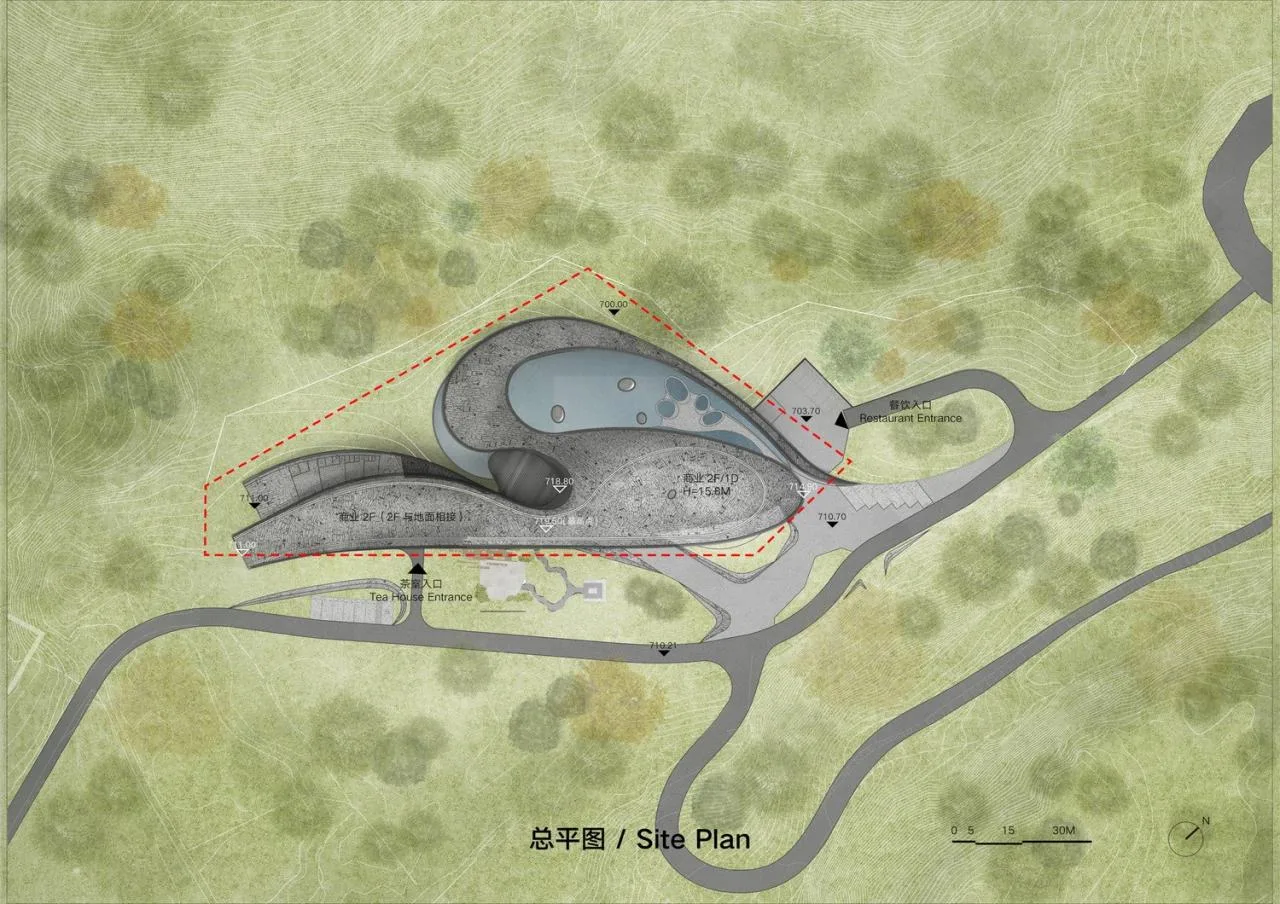 BIM Architecture | Longquan Mountain Mirror High Altitude Platform/BUZZ Architecture Firm