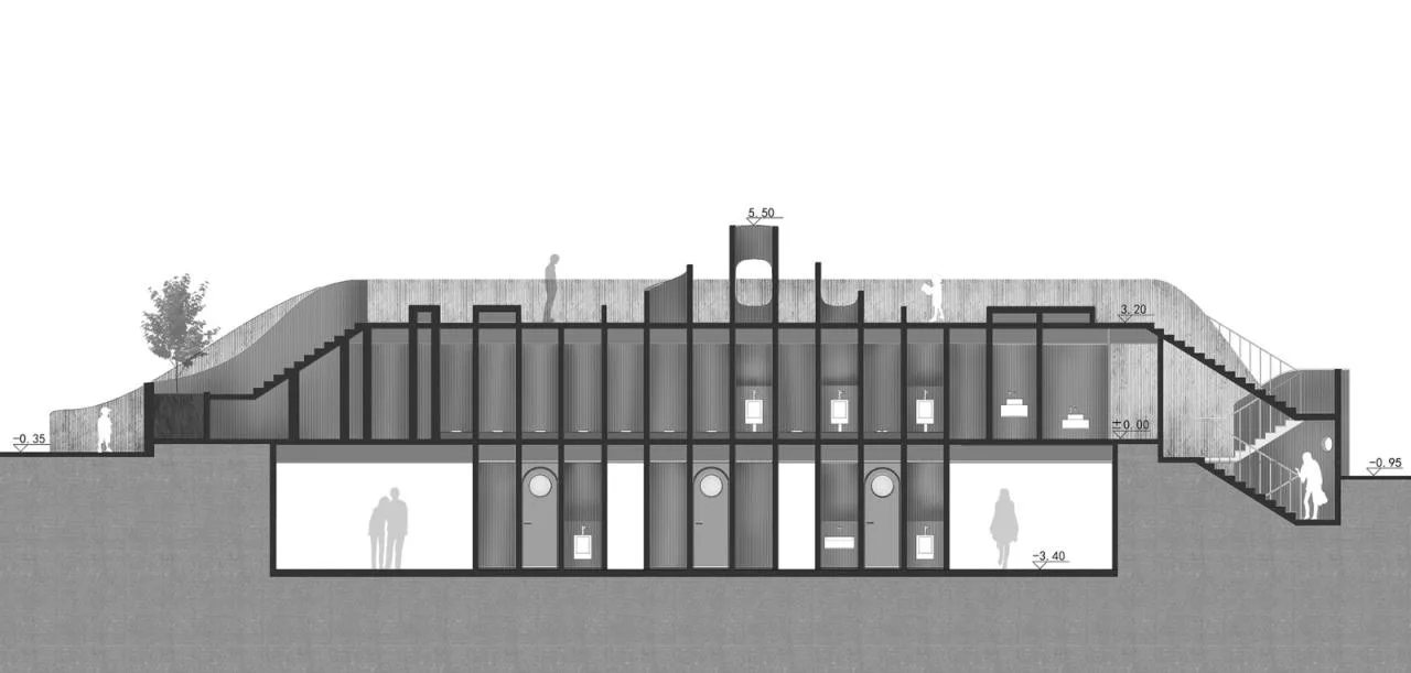 BIM Architecture | Bridge Toilet/Fengmao Building