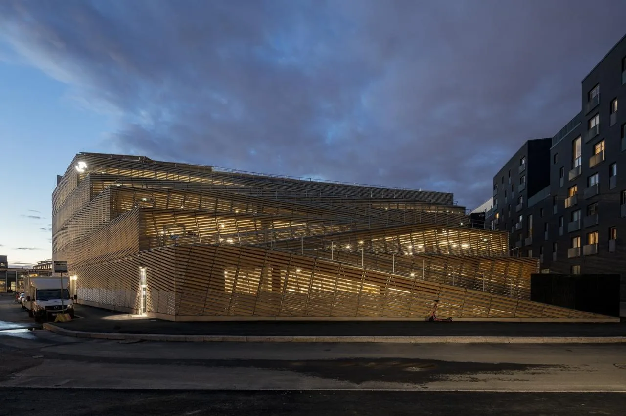 BIM Architecture | Saukonlaituri Terraced Parking Lot/ALA Architects