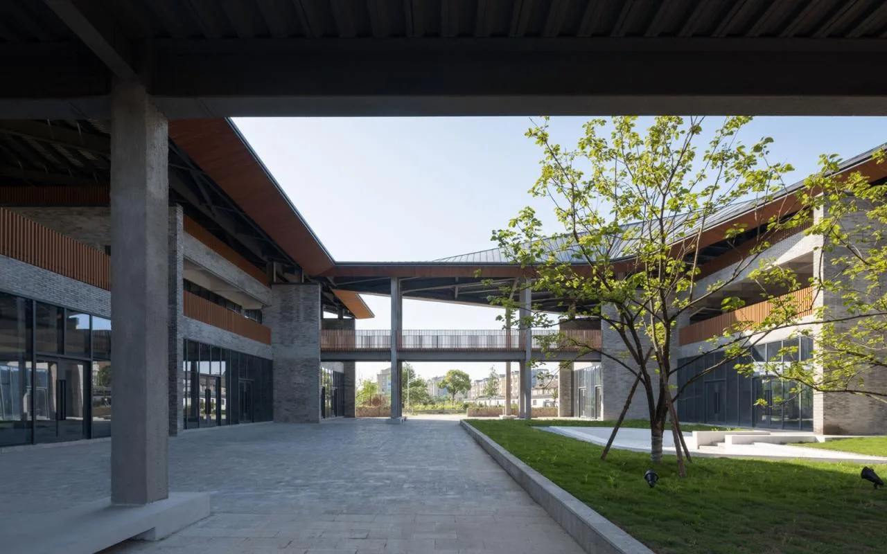 BIM Architecture | Landscape Architecture of Taizhou Lulang Post Station/Garden Building