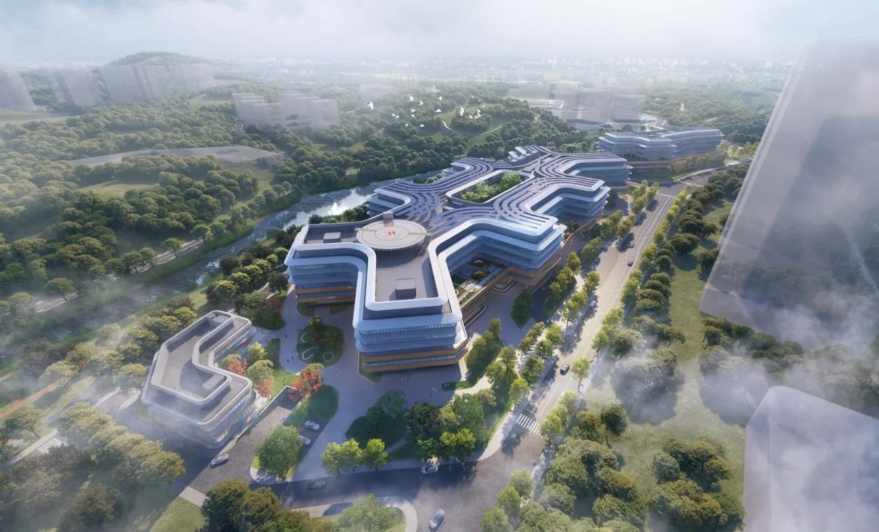 BIM Architecture | Shaping the Medical School Complex with Landscape Arteries: Southern University of Science and Technology School of Medicine and Southern University of Science and Technology Affiliated Hospital/Gabo Architectural Design Firm
