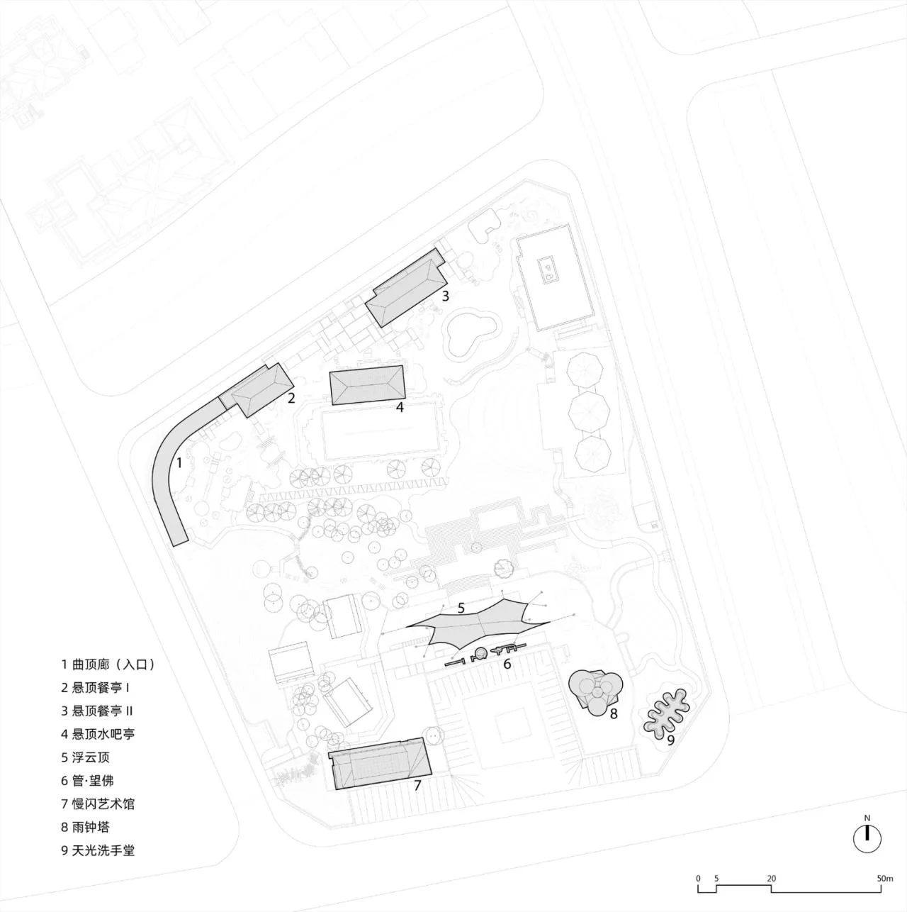 BIM Architecture | Tianguang Handwashing Hall/Crowdbuilding