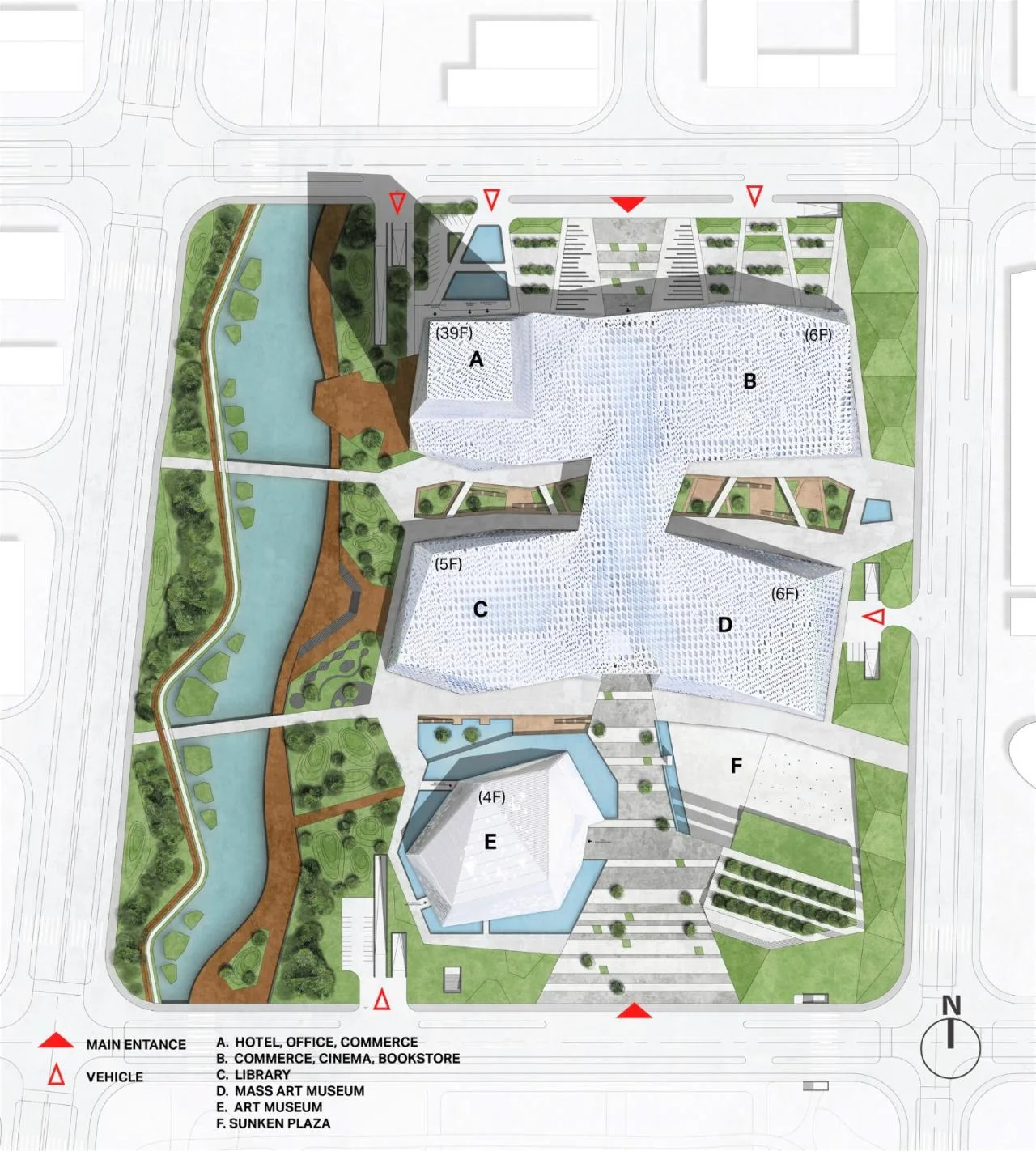BIM Architecture | Shandong Provincial Capital Cultural and Art Center Third Hall/French AS Architecture Studio