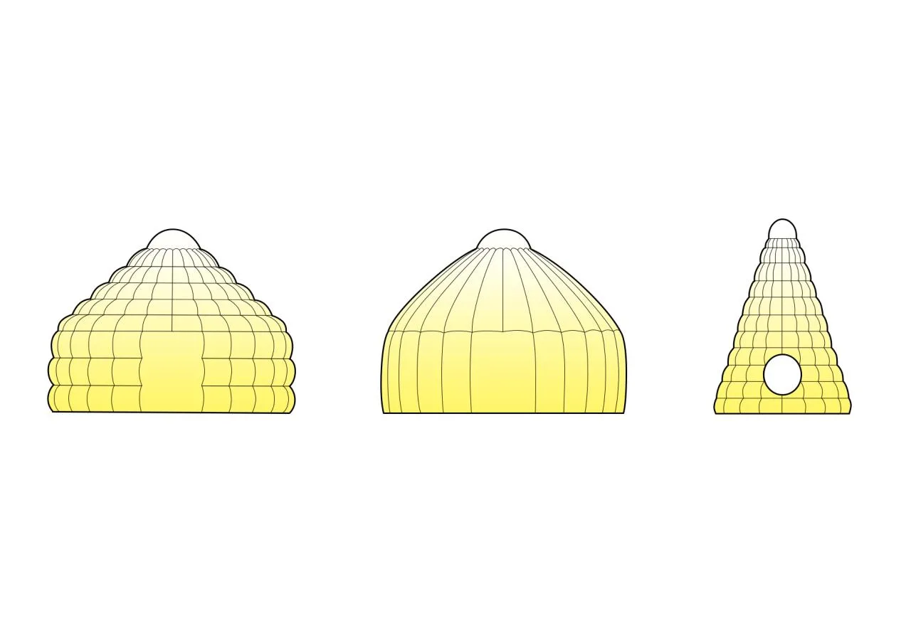 BIM Architecture | Inflatable Mongolian yurt Air Ger/Ger Studio