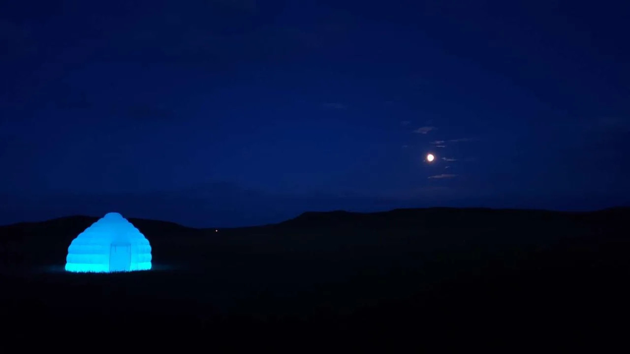 BIM Architecture | Inflatable Mongolian yurt Air Ger/Ger Studio