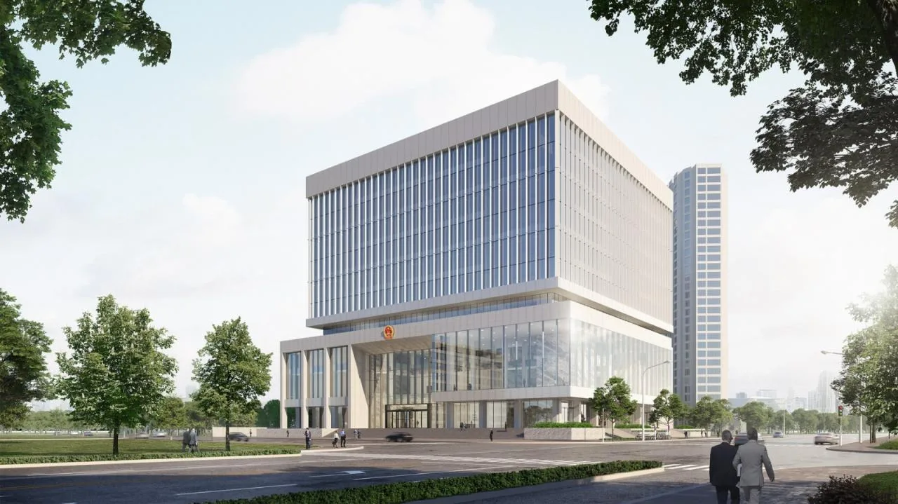 BIM Architecture | Solidified Justice • Changzhou Intermediate People's Court Expansion/Jianhe Architecture