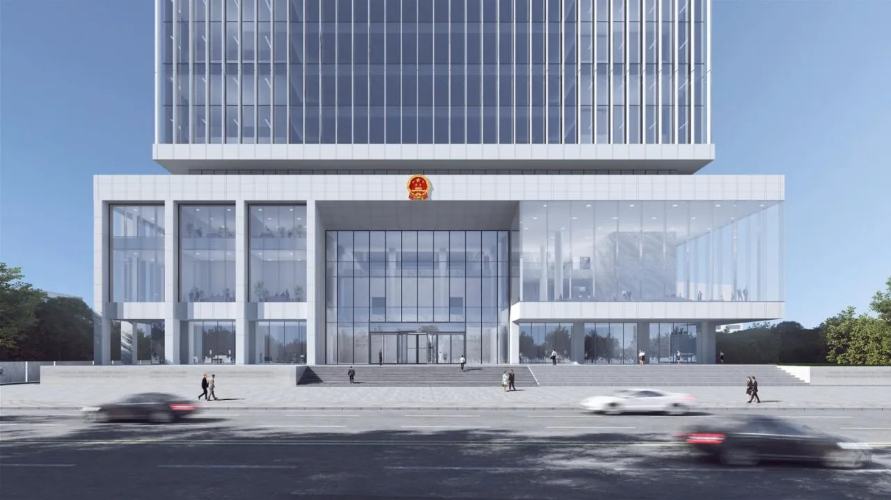 BIM Architecture | Solidified Justice • Changzhou Intermediate People's Court Expansion/Jianhe Architecture