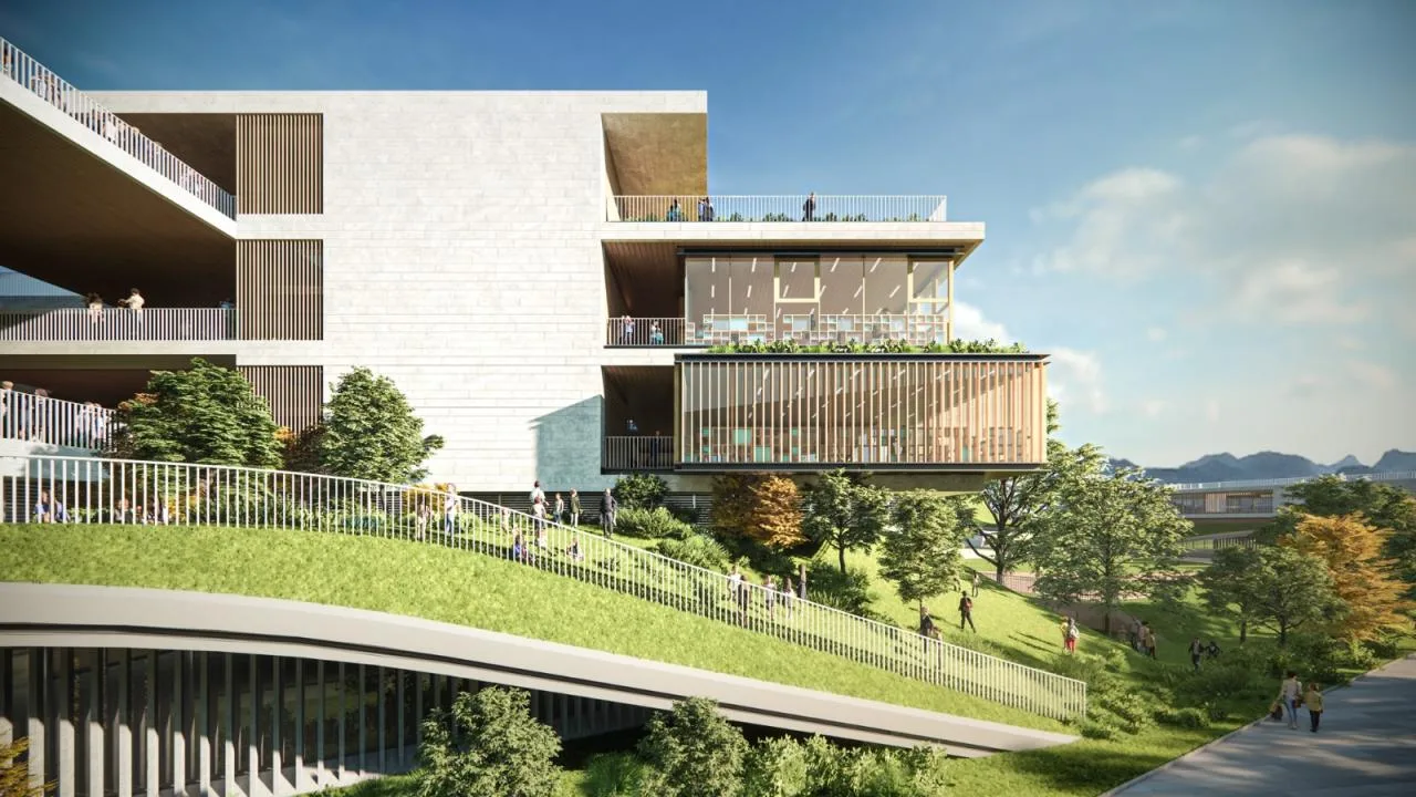 BIM Architecture | Embracing Childhood in the 'Green Wilderness Town' Original: Future Campus of Qianjiang New City in Hangzhou/10 Design