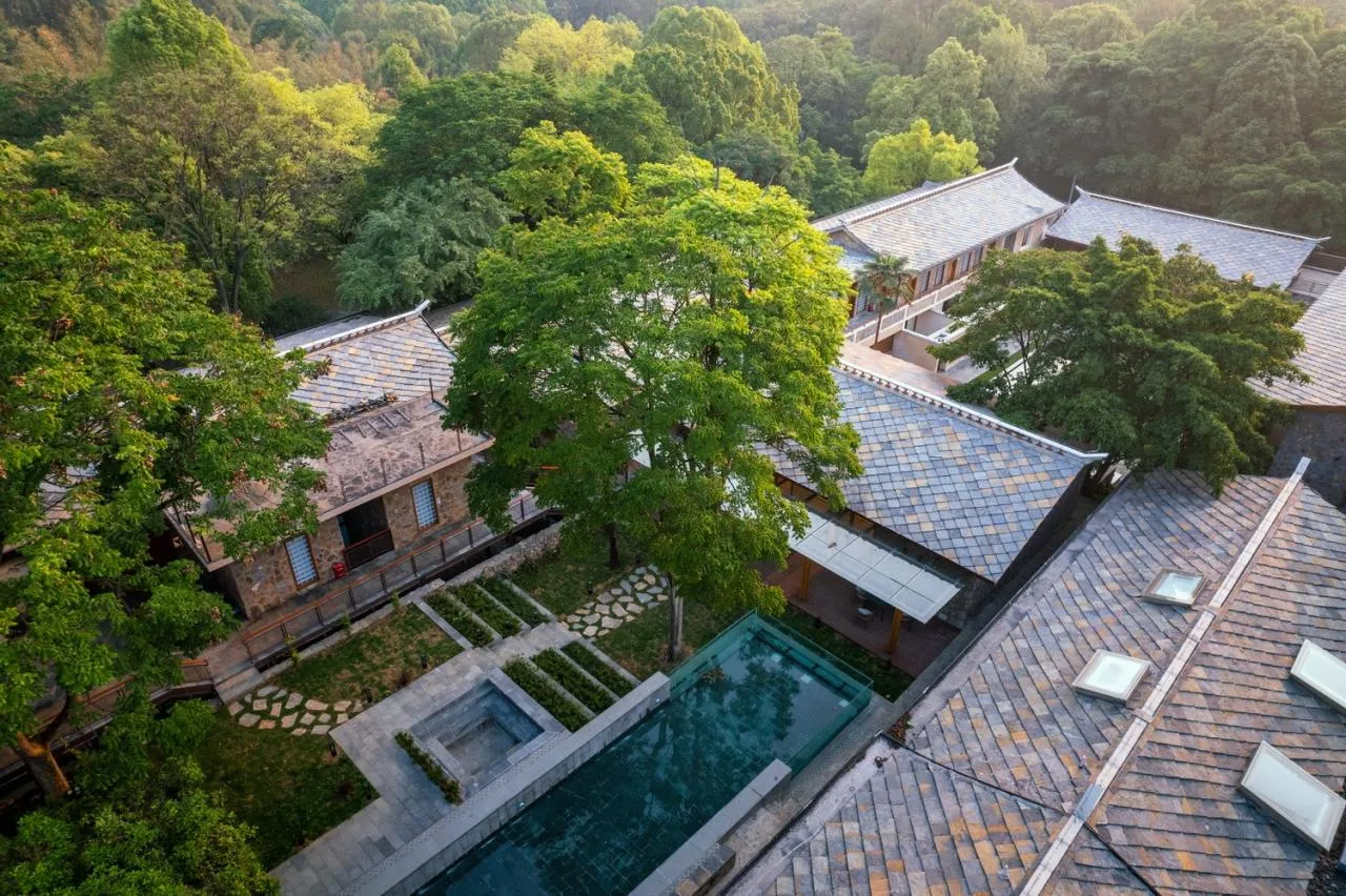 BIM Architecture | Poetic Dwelling Under the Waterfall: Yaojia Waterfall Village/Shanghai Yaoshun Architectural Design Co., Ltd