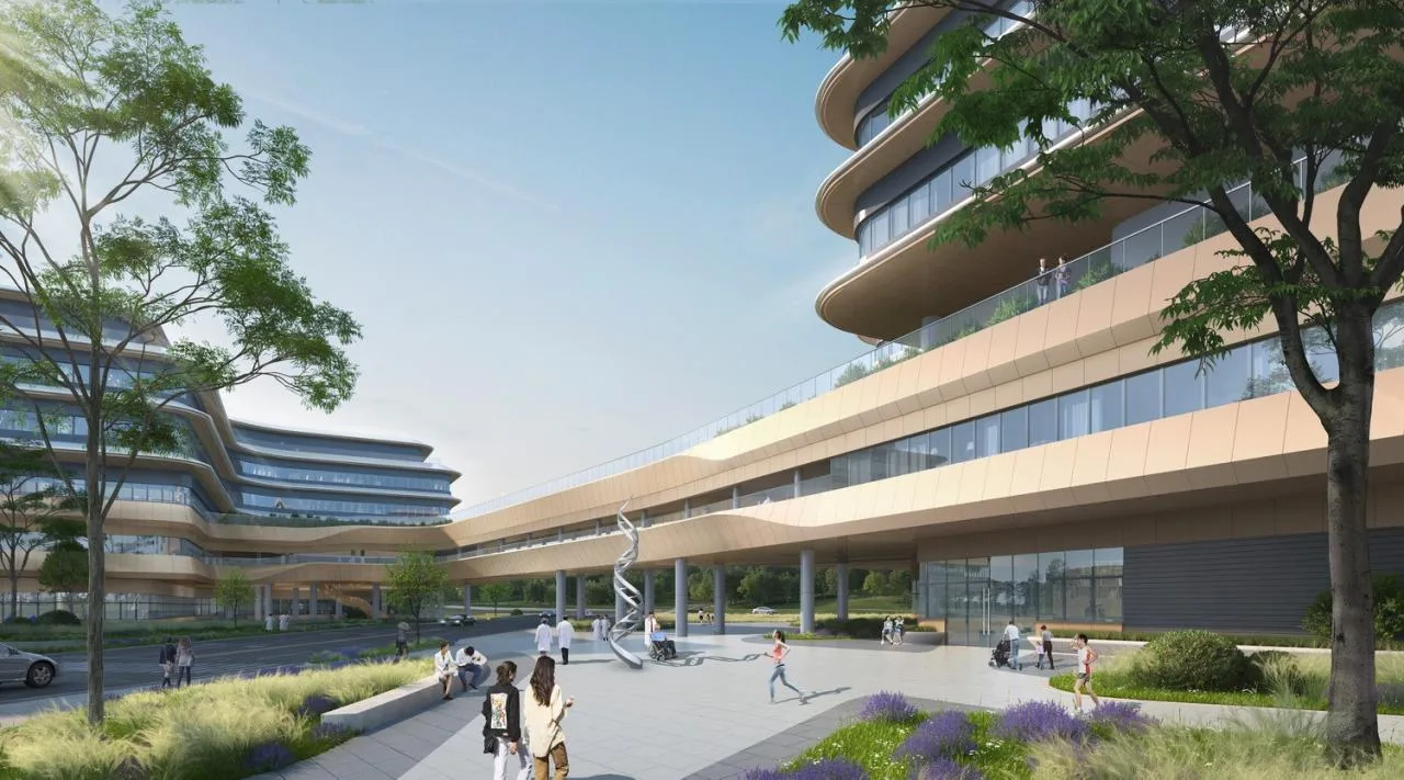 BIM Architecture | Shaping the Medical School Complex with Landscape Arteries: Southern University of Science and Technology School of Medicine and Southern University of Science and Technology Affiliated Hospital/Gabo Architectural Design Firm