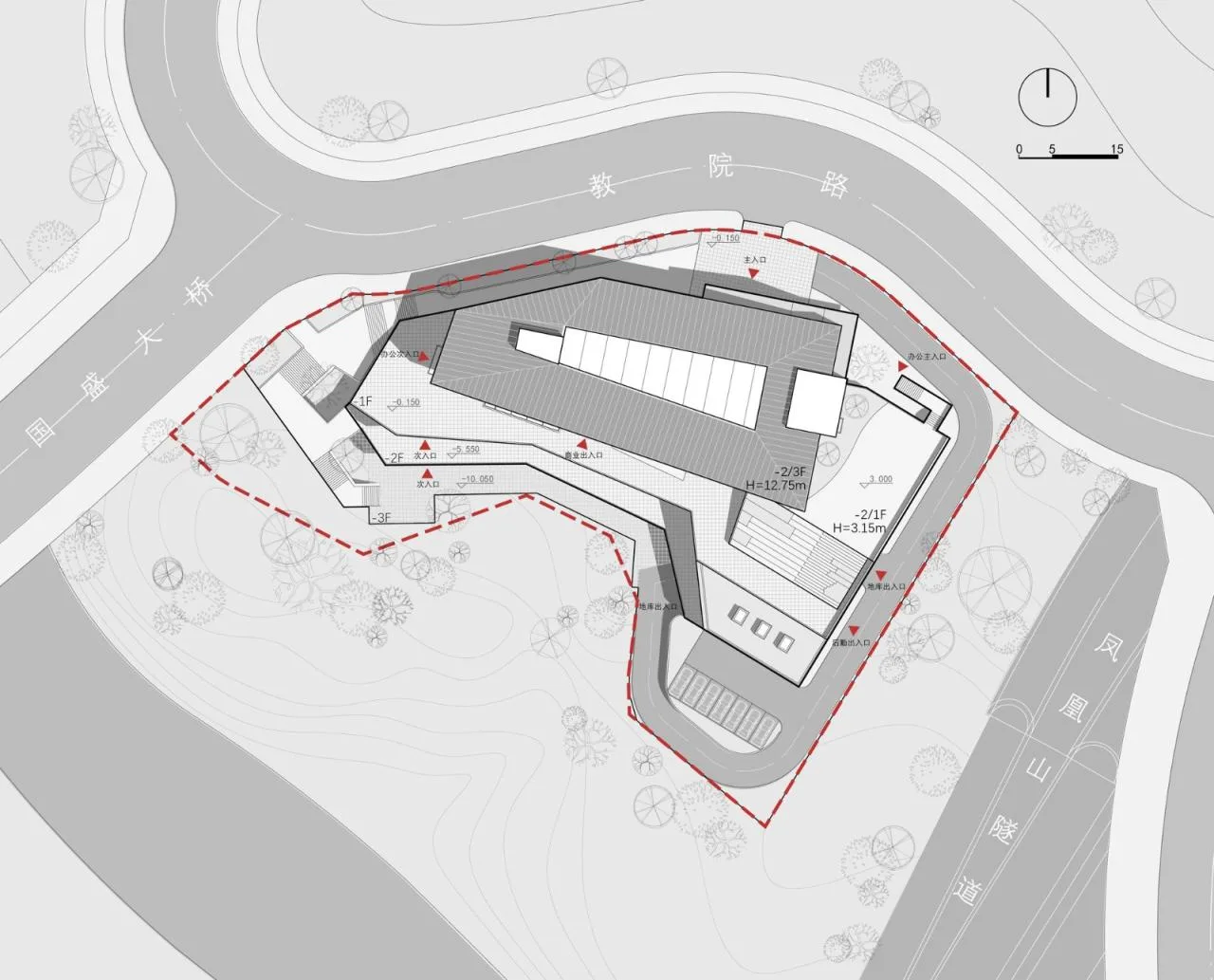 BIM Architecture | Magnet Mouth Service Center/Chongqing Yueji Architectural Design
