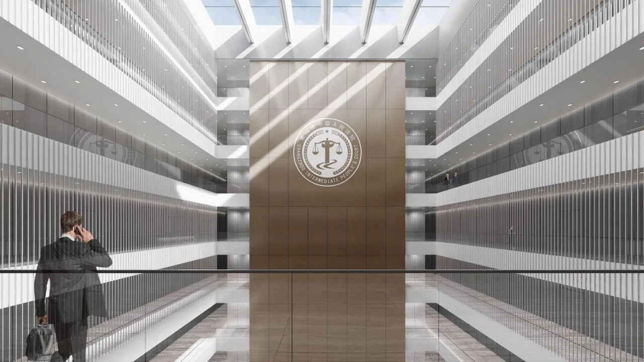 BIM Architecture | Solidified Justice • Changzhou Intermediate People's Court Expansion/Jianhe Architecture