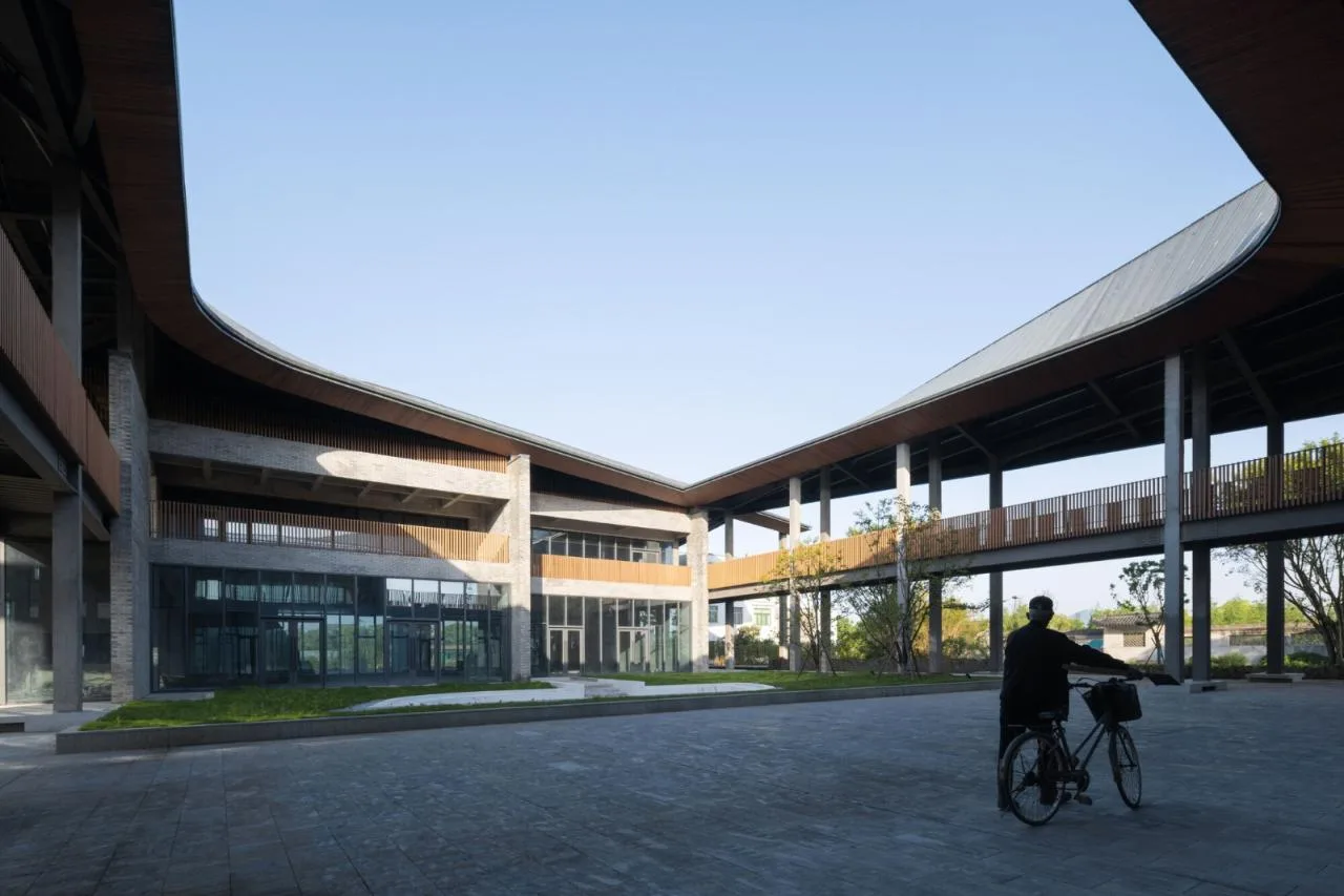 BIM Architecture | Landscape Architecture of Taizhou Lulang Post Station/Garden Building