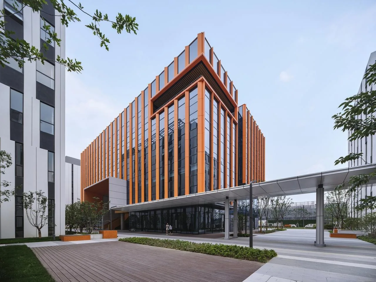BIM architecture | Jumping colors x smiling curves, injecting vitality and emotion into park buildings: Suzhou Xinyang Industrial Park/FTA