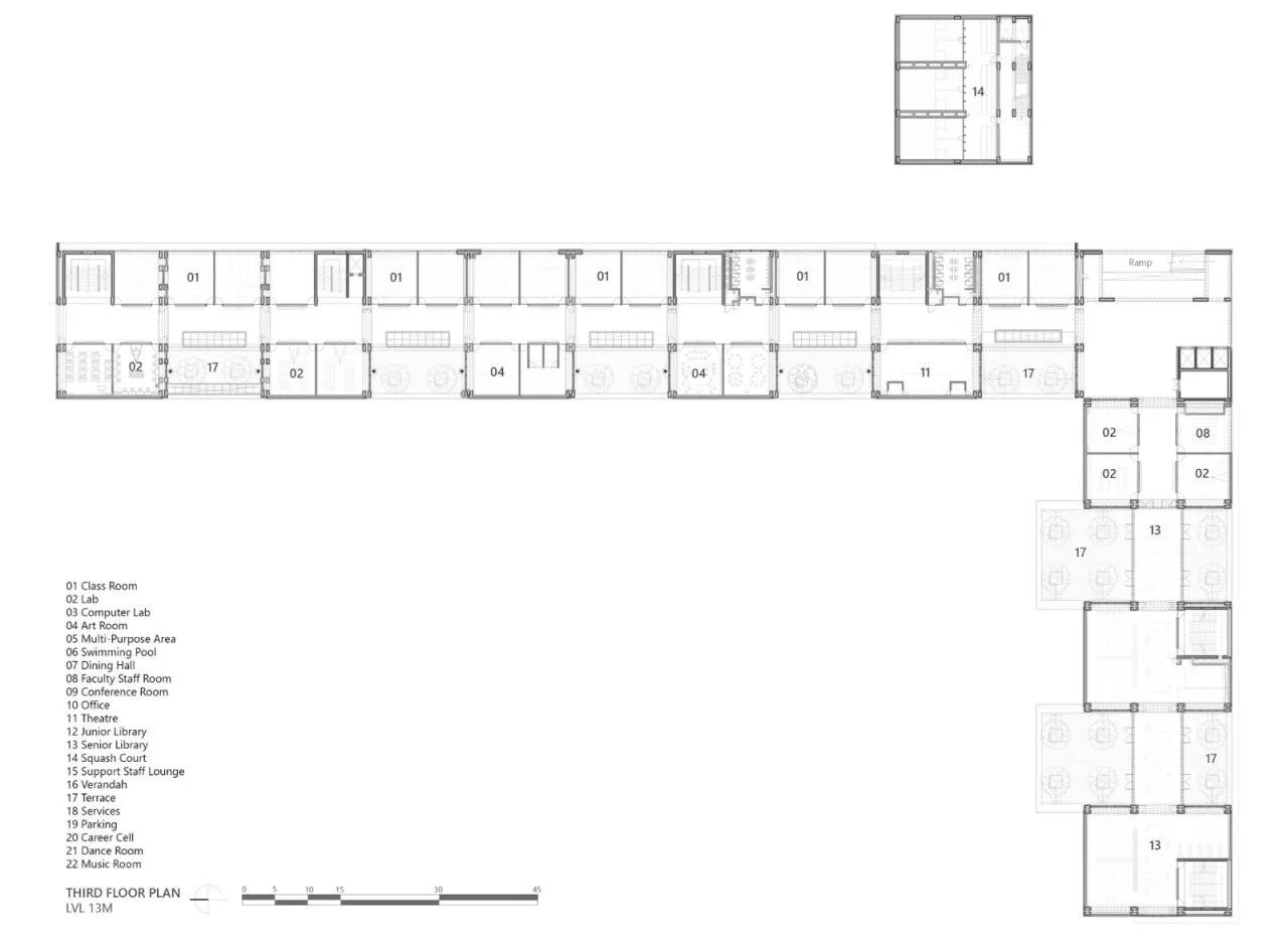 BIM Architecture | Shiv Nadar School/Stephane Paumier Architects