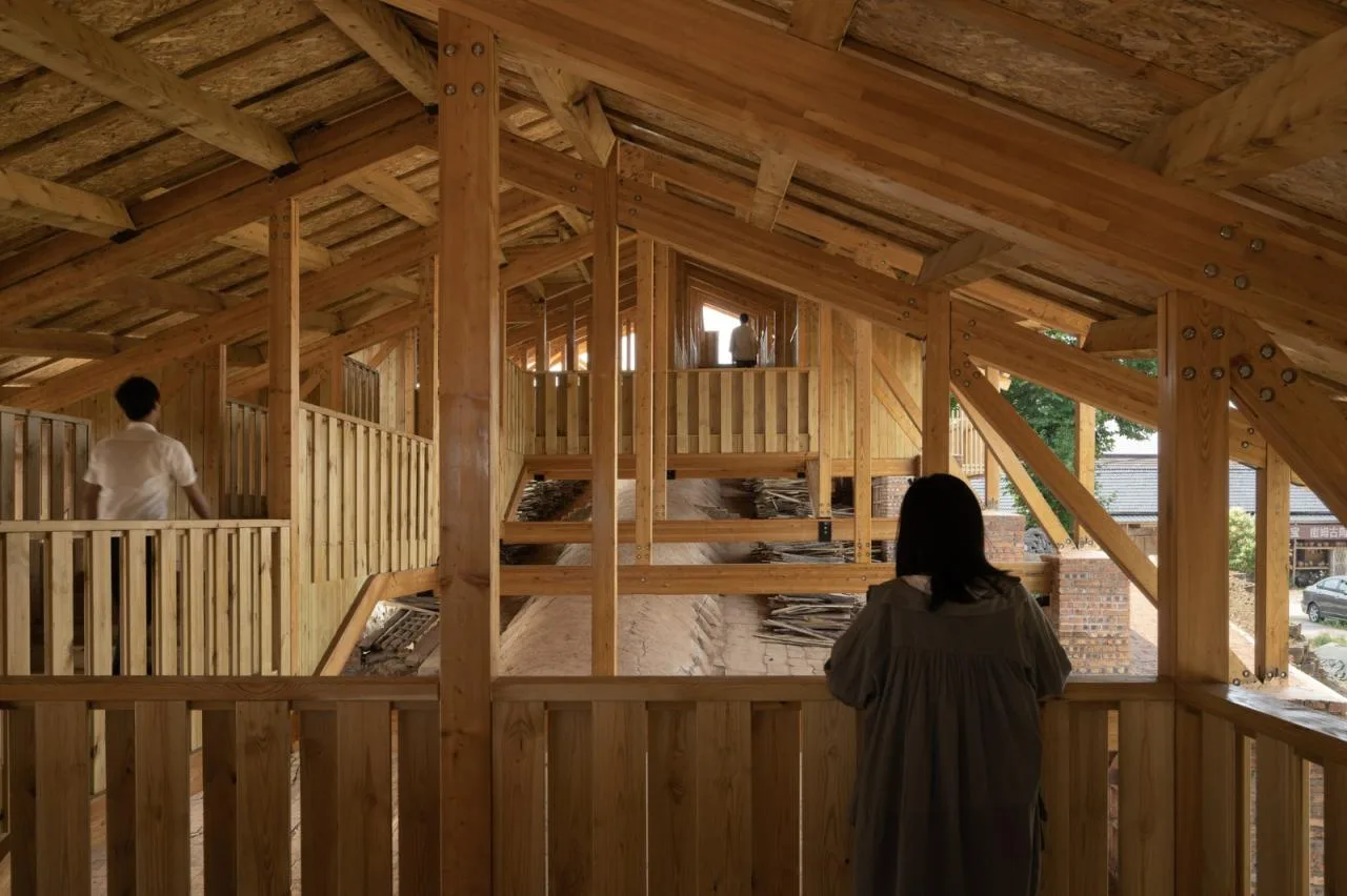 BIM Architecture | Anhui Qianshan Poomlong Kiln and Intangible Cultural Heritage Living Room/Grey Space Architecture Firm